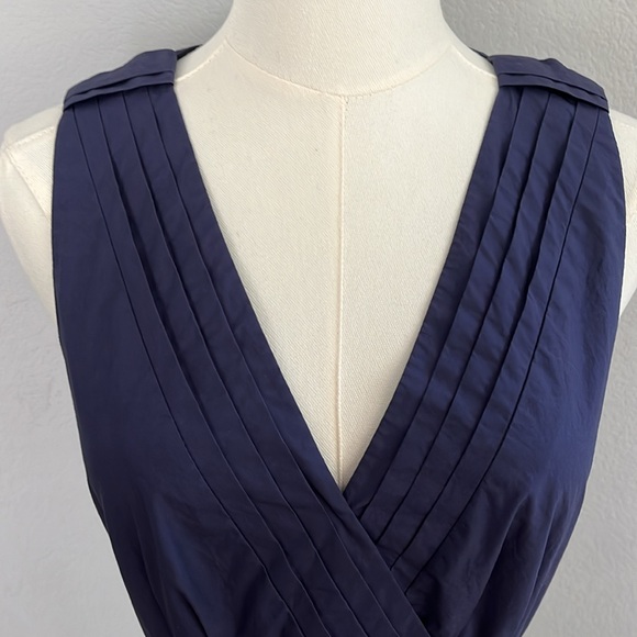 BANANA REPUBLIC Navy blue sleeveless dress - Picture 2 of 7